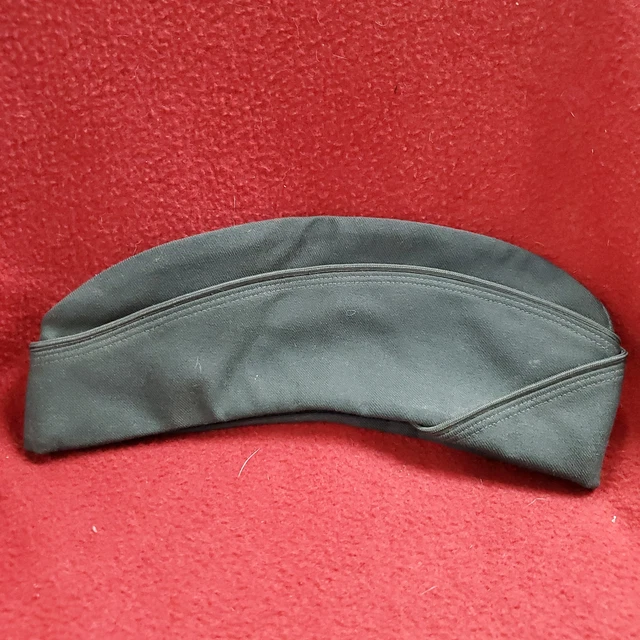 Vintage 22 Women's Army Serge 489 Military Garrison Cap (18a36)