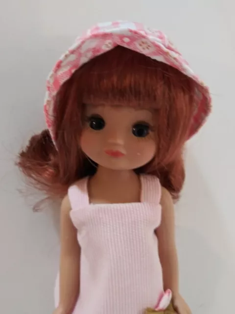 Tonner  8" Tiny Betsy McCall Fashion Doll "Sun Fun Pink" 2003 Red Head