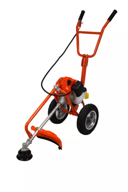 Petrol Garden Brush Cutter 52cc / Wheeled Trimmer Strimmer