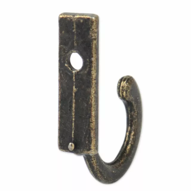 10pcs Wall Door Metal Antique Hooks Hanger For Key Clothes Coat Hat Bags Towel