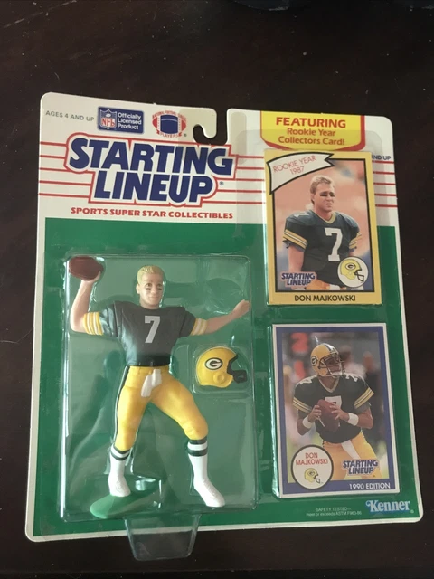 1990 Don Majkowski Green Bay Packers Rookie Starting Lineup 1987 card