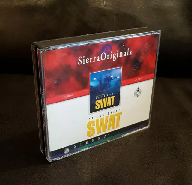 Police Quest SWAT - Jeu PC vintage 4 CD - PAL FR Big Box Sierra 1995