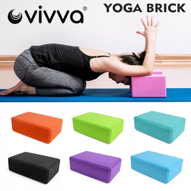 2Pcs Gym Sport Tool Foaming Yoga Fitness Practice Block Brick Home Exercise