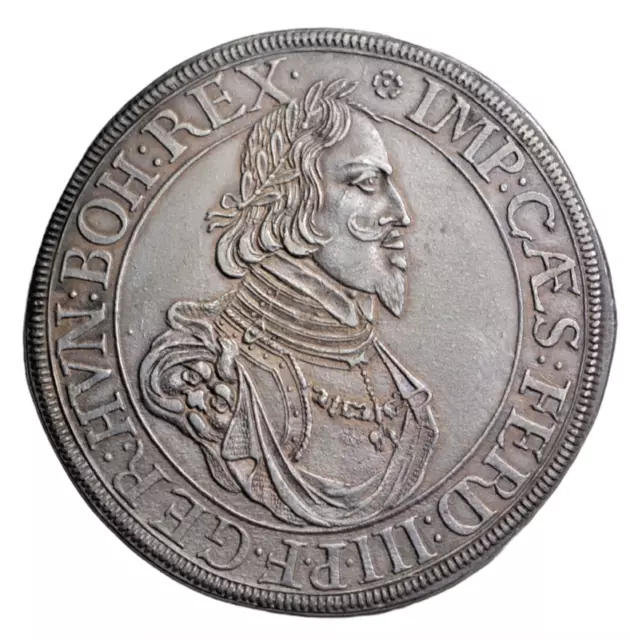 Germany, Augsburg, Ferdinand III, Holy Roman Emperor, silver taler 1642