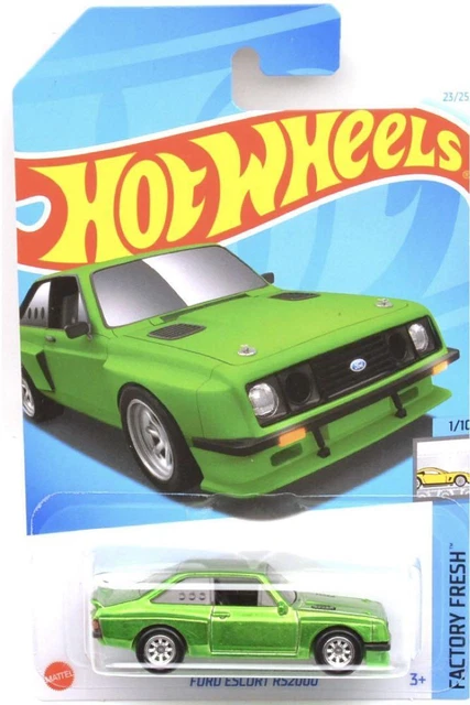 Hot Wheels Super Treasure Hunt 2025 - Ford RS200 Gulf - Édition Limitée Spectraflame Aqua - Modèle Unspun