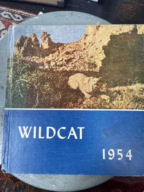 1954 ‘54 Central High School Yearbook Annual “Wildcat" Pueblo, Colorado CO