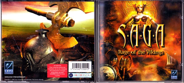 Saga La rage des Vikings. CD-rom de jeu PC, neuf sous