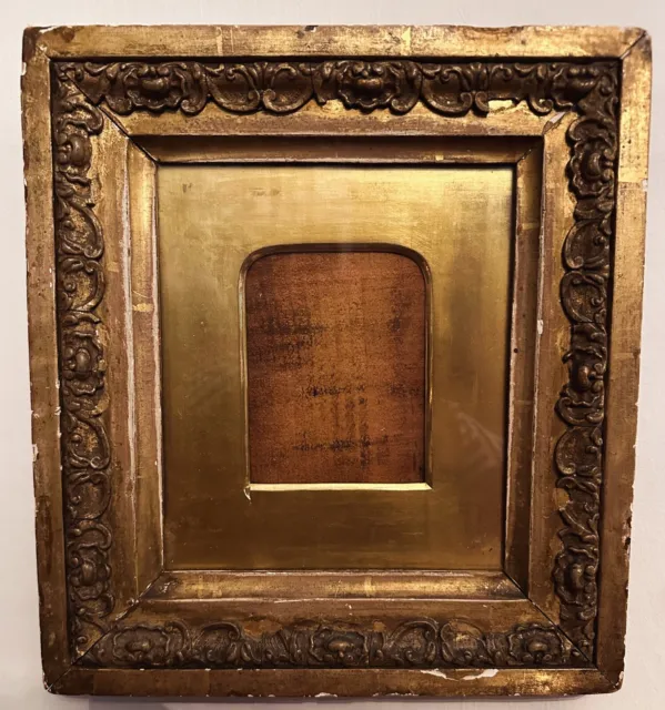 19th Century Gilt And Gesso Wood Frame Antique Georgian Victorian Frame