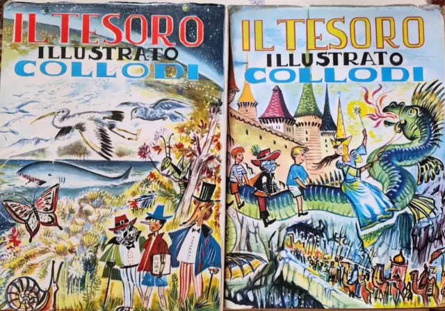 Il tesoro illustrato Collodi vol. 1 e 2 1967