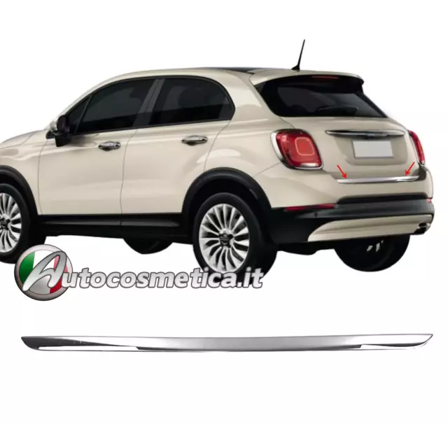 Modanatura adesiva striscia cornice profilo portellone per Fiat 500X 2014>