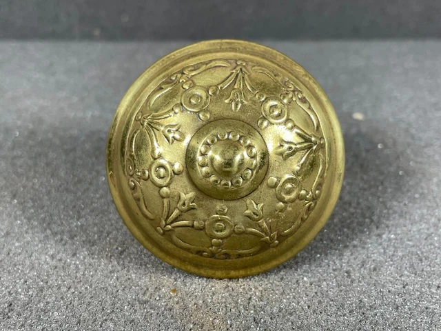 1 Single Antique Brass Door Knob Salvage Reclaimed Hardware Craft