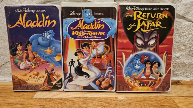 DISNEY ALADDIN 4 VHS Lot Untested See Description £8.67 - PicClick UK