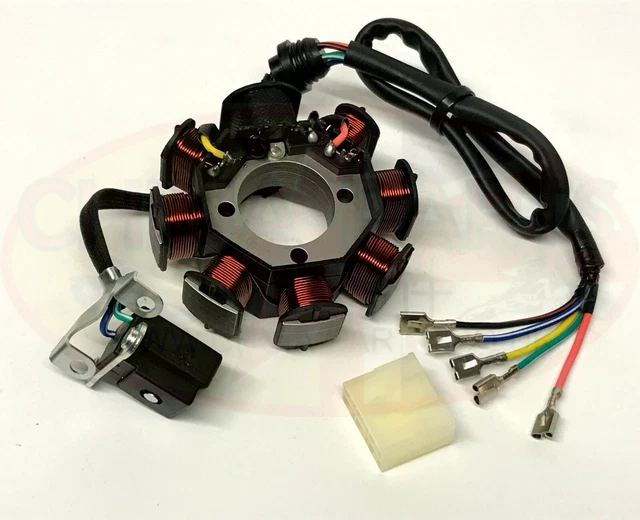 Magneto Stator With Pickup – Fits 250cc Buggy, Dazon, BMS, Roketa, Kinroad Go Karts – Racer-club