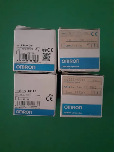 Omron Sensore Fotoelettrico E3S-Cd11 (4 Pezzi)