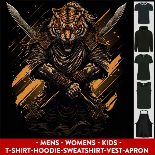 Tiger Warrior Fantasy MMA arti marziali uomo donna bambini unisex
