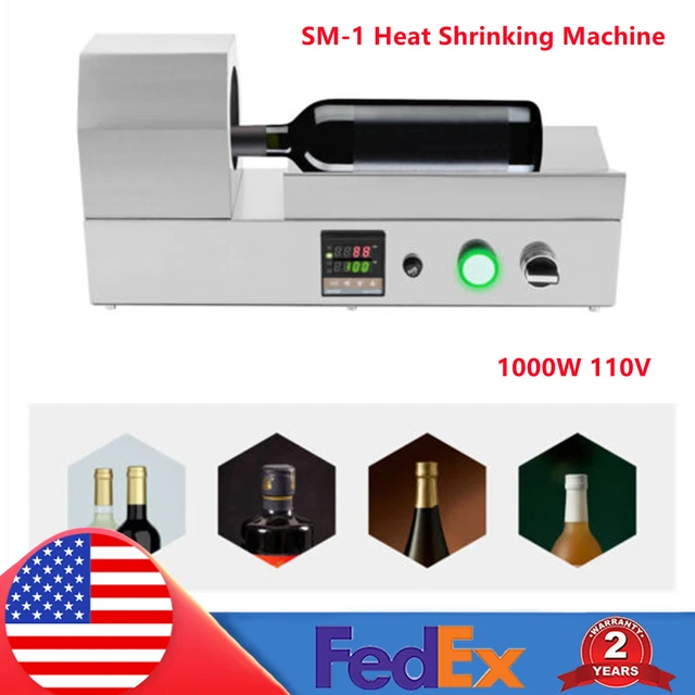 SM-1 1000W PVC Heat Shrinking Machine Bottle Cap Red Wine Shrink Sealing Machine