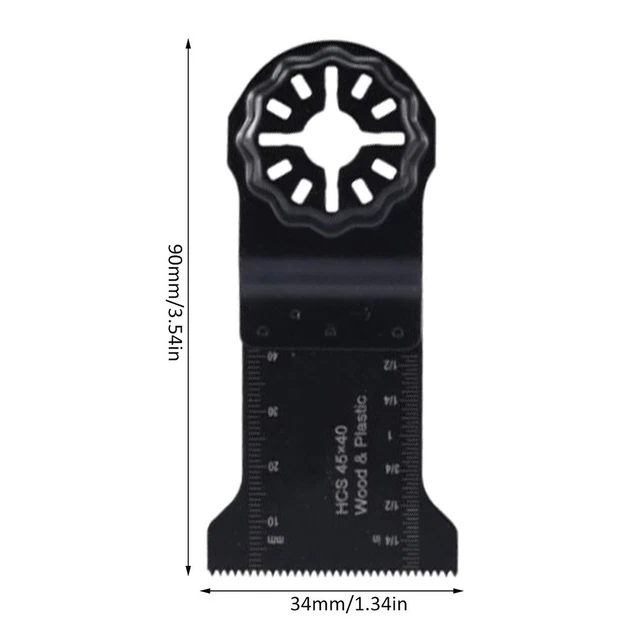 Prestazioni di taglio efficienti 45 mm lama multiutensile oscillante 2 pezzi