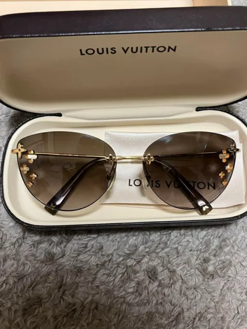Louis Vuitton Z0051U Desmayo Cat Eye Sunglasses Brown Used with Case