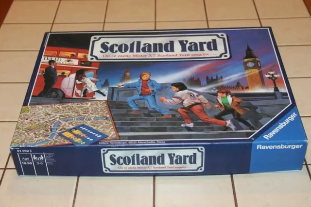 SCOTLAND YARD Où se cache Mister X ? Scotland Yard enquête Ravensburger 1992-96