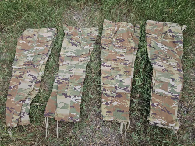 🇺🇸4 Lot US Army USAF OCP Multicam Combat Trousers Uniform Pants Small Short