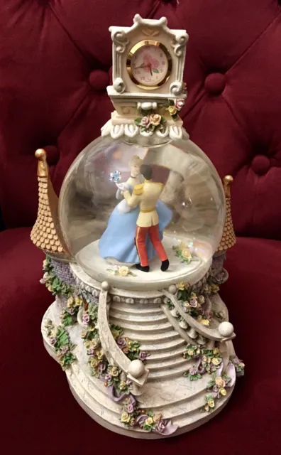 Cinderella and Prince Charming Rotating Musical Snow Globe “SO THIS IS LOVE”