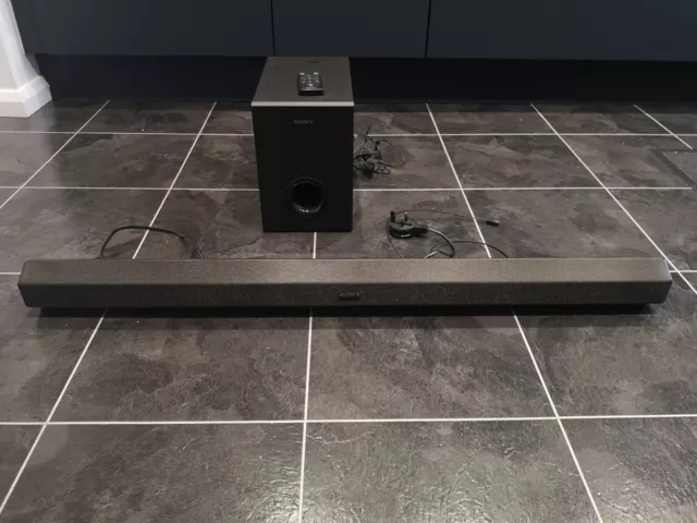 Sony SA-CT60 soundbar and SS-WCT60 subwoofer all cables And Remote Included