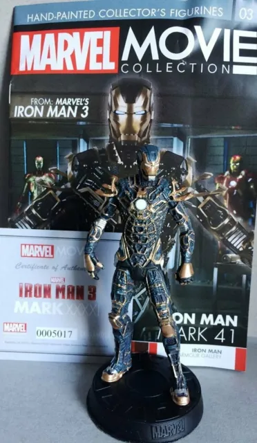 Marvel Movie Collection Bonus #3 Iron Man Mark XXXXI , Eaglemoss Anglais Maga