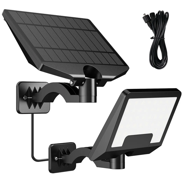 Lampe Solaire Extérieur GRIFEMA 100 LED - Détecteur Mouvement, IP65, 3 Modes - Éclairage Jardin/Mur
