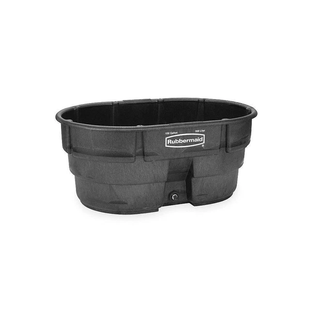 RUBBERMAID COMMERCIAL PRODUCTS FG424500BLA Stock Tank,47 in,29 in,1 1/2