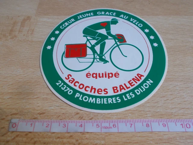 VINTAGE AUTOCOLLANT MAFAC thème le vélo Vintage MAFAC bicycle sticker