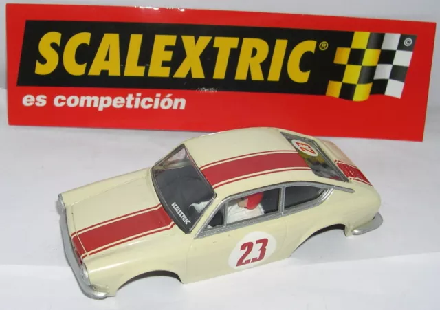 Scalextric Espagne Altaya Carrosserie Seat 850 Coupé #23 A.Perez comme Neuf