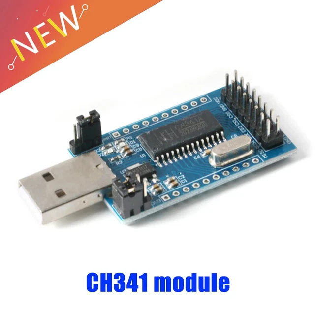 CH341A USB TO UART IIC SPI I2C Converter Programmer Indicator Board $8. ...