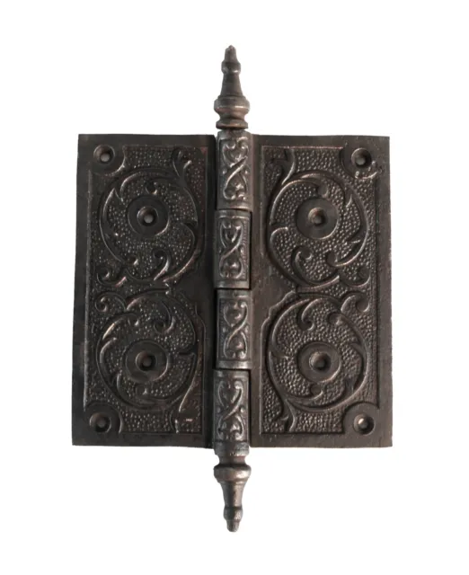 5" Victorian Style Steeple Tip Hinge in Cast Iron