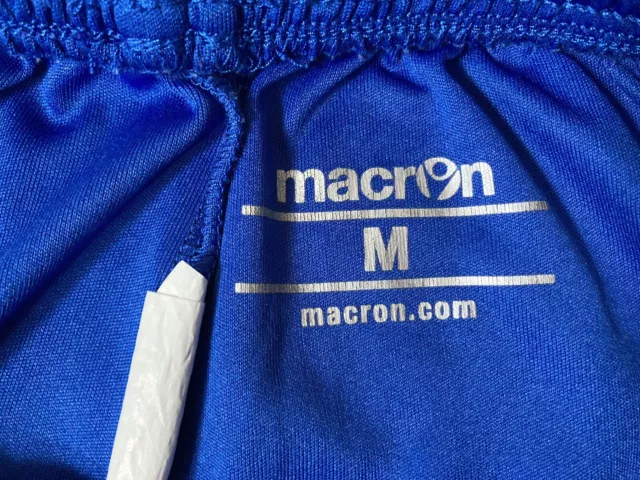 Macron Mens Bright Blue Football Shorts Size Medium 3