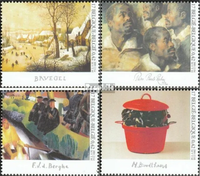 Belgique 3054-3057 (complète.Edition.) neuf avec gomme originale 2001 Art