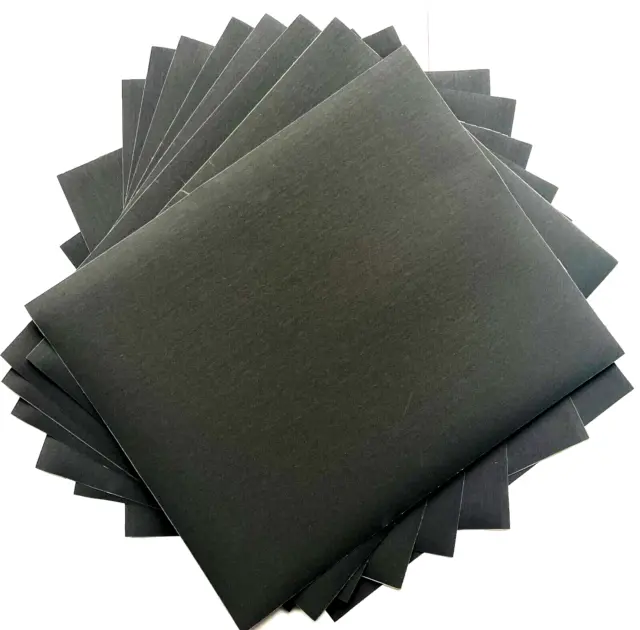 9 x 11 x 600 SILICONE CARBIDE WET OR DRY SANDPAPER SHEETS - PACK OF 10 SHEETS