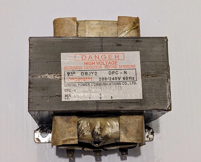 Turbo Chef Oven Transformer 208/240-60Hz From  Model NGC-3062-1