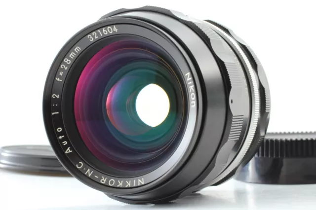 [Near MINT+++] Nikon Nikkor N.C Auto 28mm f/2 Wide Angle MF Non Ai Lens from JPN