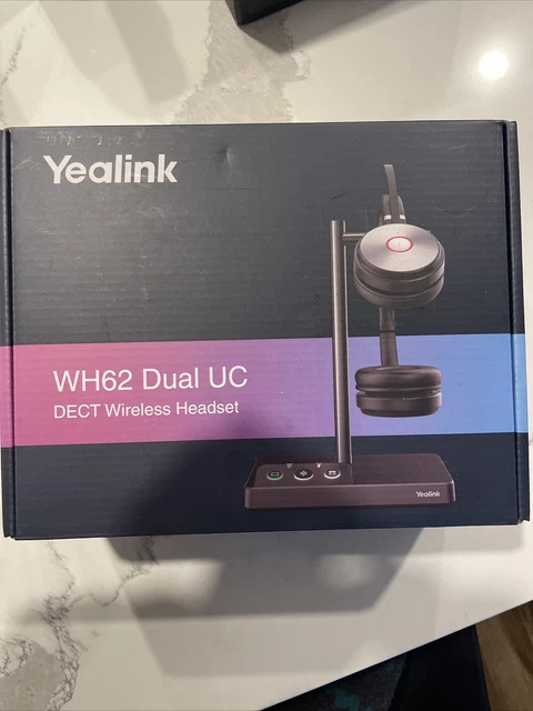 NEW YeaLink 1308006 Yealink WH62 Dual Headset UC