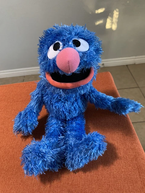 Gund Sesame Street Plush Grover Stuffed Animal Monster Blue Vintage 14" 2010