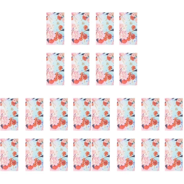 24 piezas Sobre Fu Chino Paquete Rojo Boda