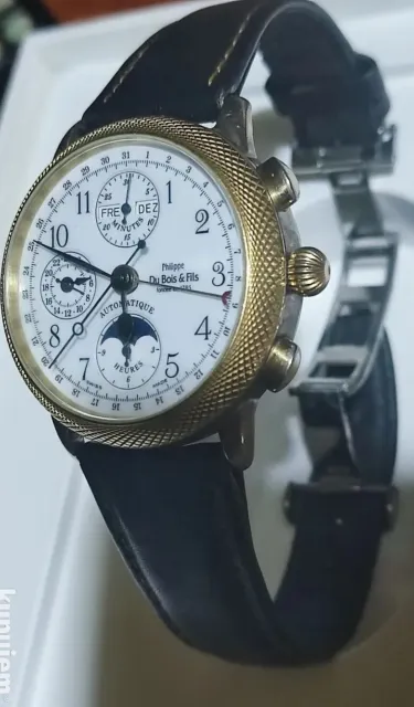 Orologio da prova con cronometro, orologio da uomo, orologio da prova, in  oro con una seconda cassa di tartaruga. Il fondo posteriore è liscio.,  Philippe Dubois et fils, c. 1790 - c.