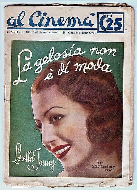 Librettino Al Cinema- LA GELOSIA NON E' DI MODA - 32 Pagine 12,5 x 17,5 cm- 1939