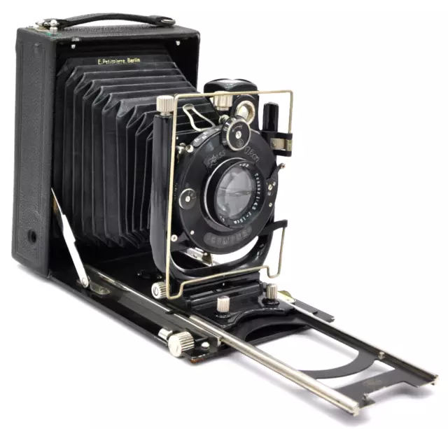 Plattenkamera Zeiss Ikon Ideal 225 Compur Tessar 1:4,5 / f= 15 cm + Kameratasche