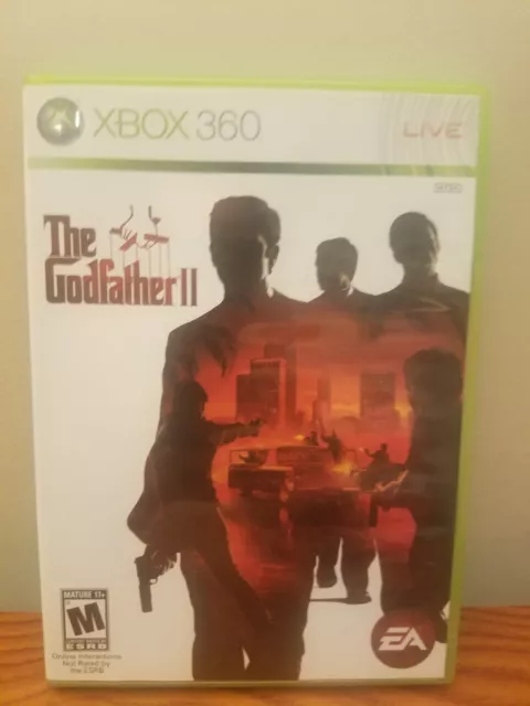 The Godfather II 2 Microsoft Xbox 360 2009 CIB Game Complete w