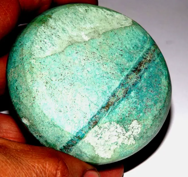 Huge Size 1141 cts Natural Earth Mined Chrysocolla Cabochon 75 x 75 mm Gemstone 3