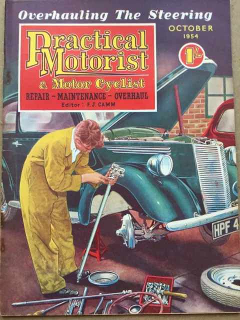 Practical Motorist & Motor Cyclist Magazine - Issue 6 - October 1954 - VGC