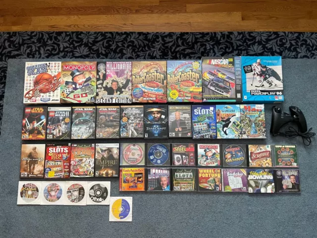 Huge PC Lot Of 21 CD-ROM Games EXCELLENT 2006-2018