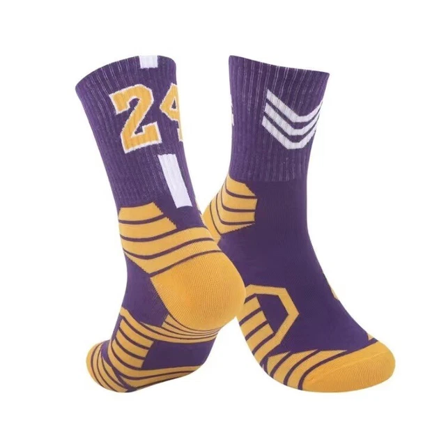 Kobe Bryant #24  Men's Crew Socks - Lakers