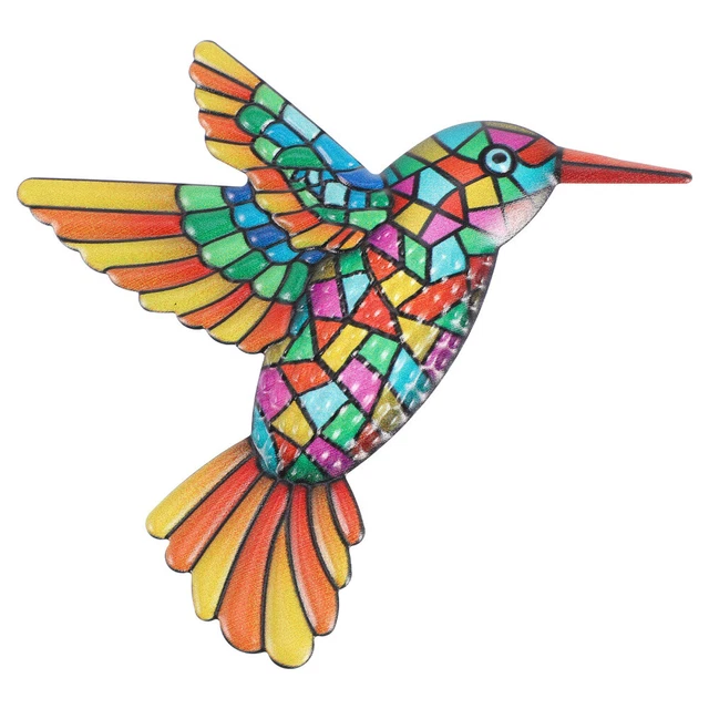 Eisenornament Kolibri Metallkunst Wandskulptur Aus Schlucken Vogel